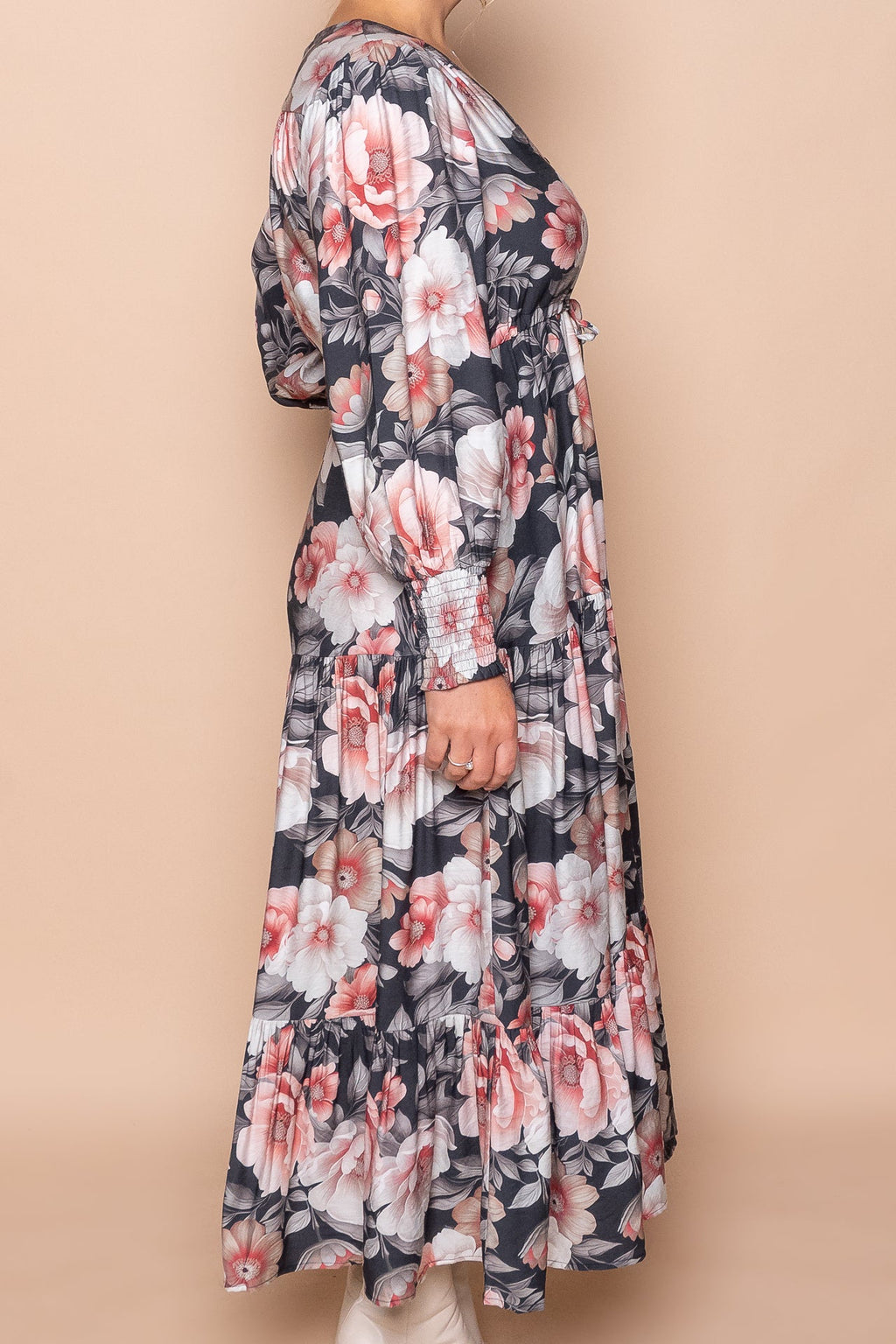 Audrina Maxi Dress in Black
