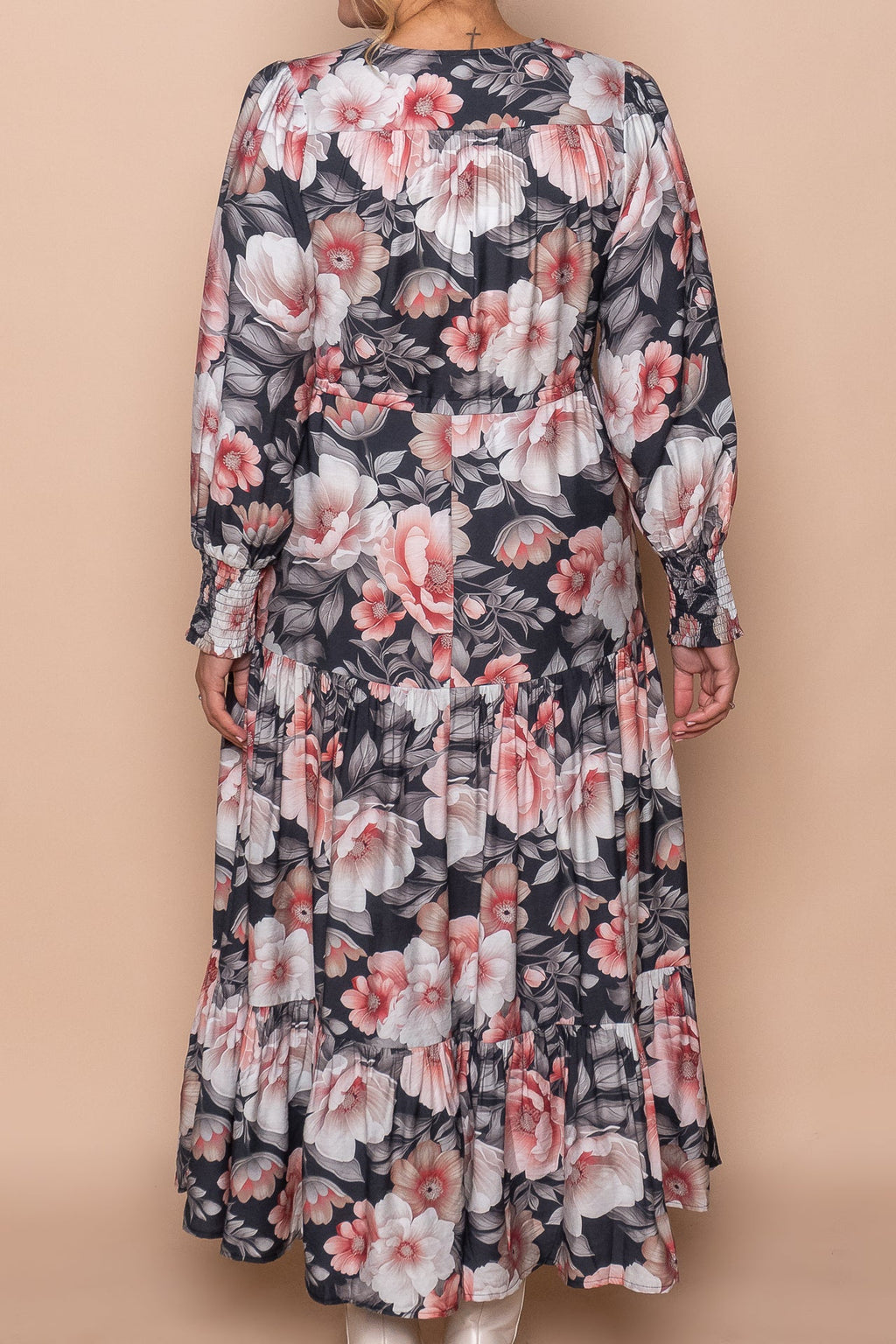 Audrina Maxi Dress in Black