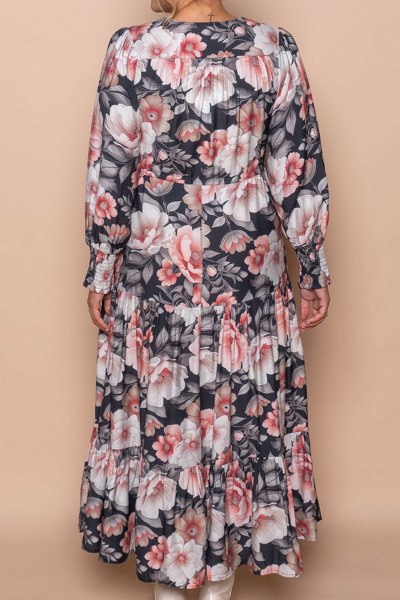 Audrina Maxi Dress in Black