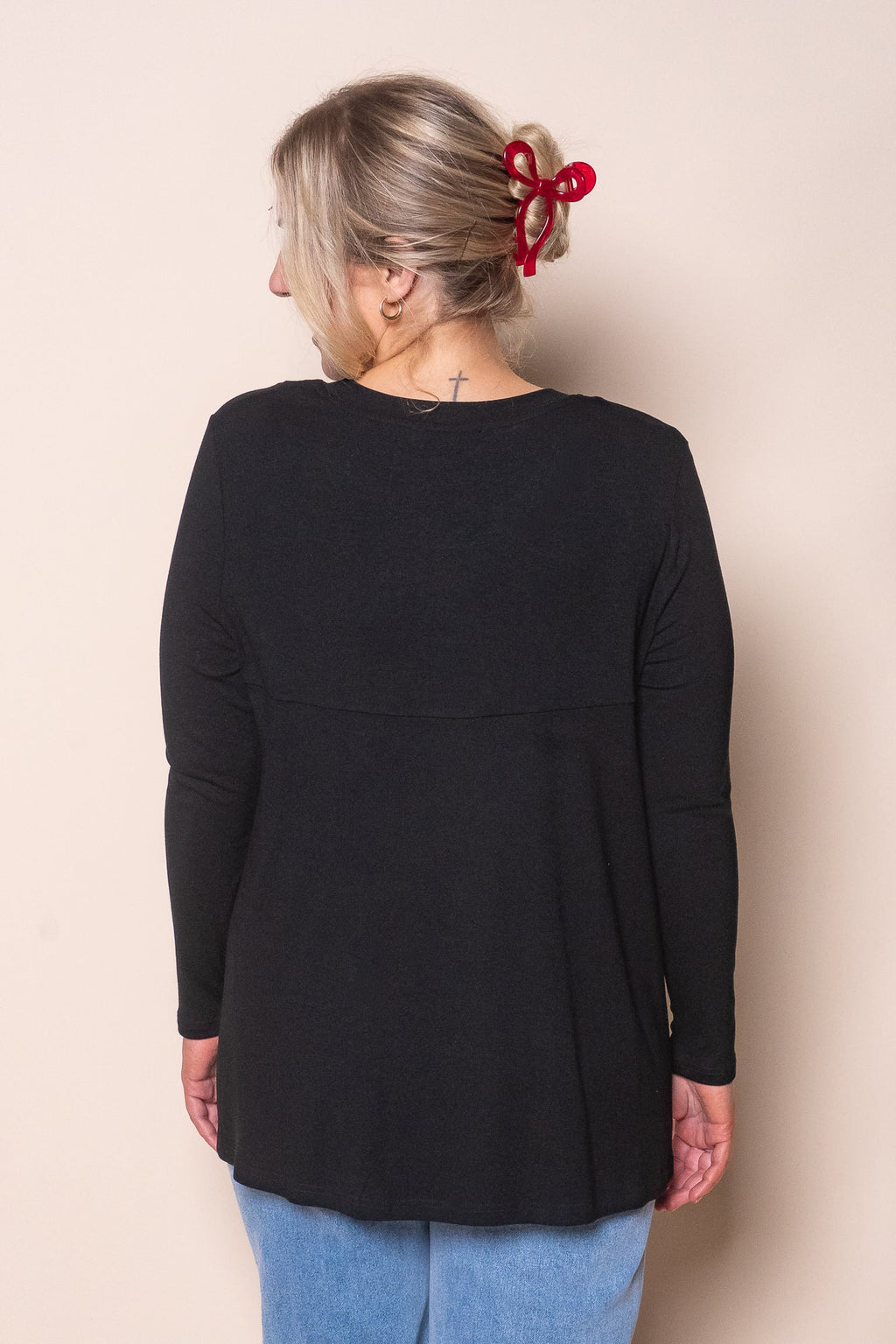 June L/S Top in Black