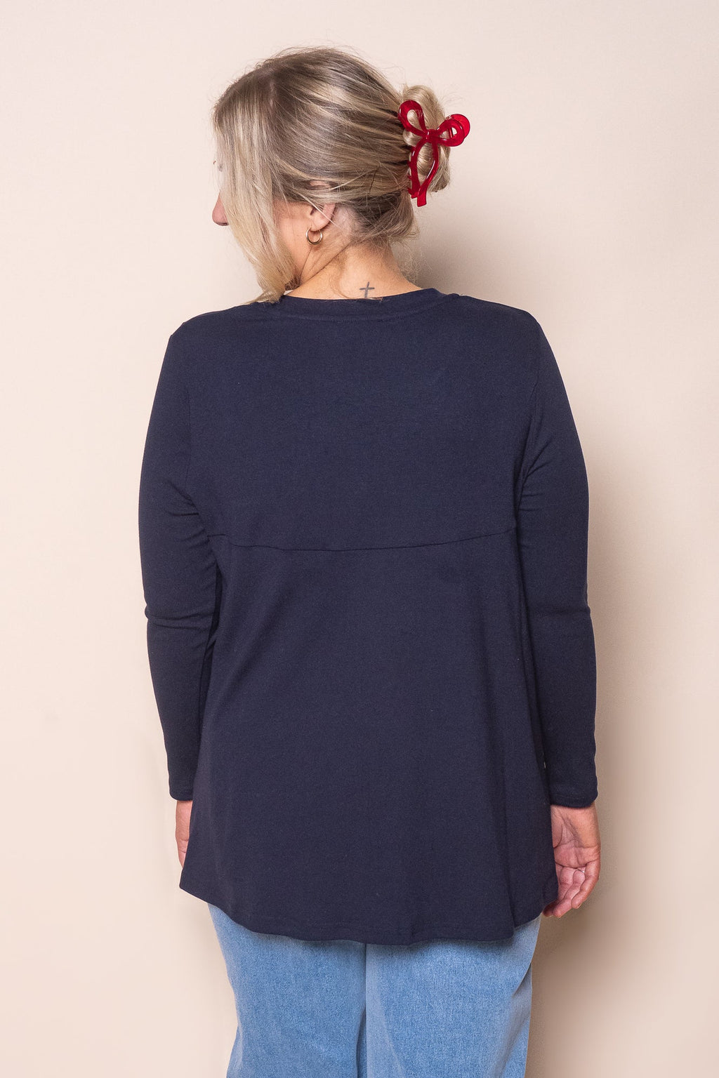 June L/S Top in Navy