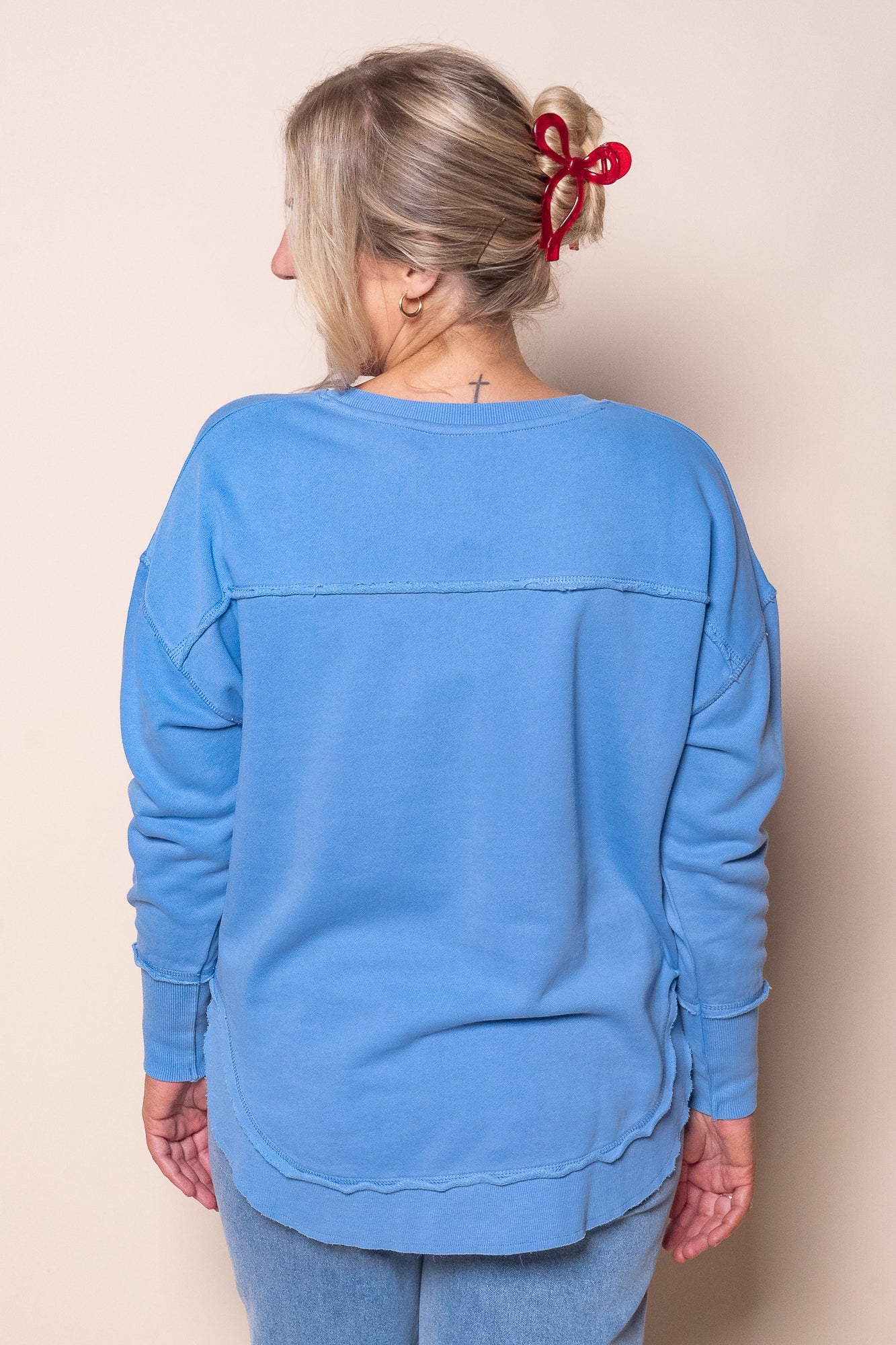 Signature Crew in Azurine Blue - Foxwood