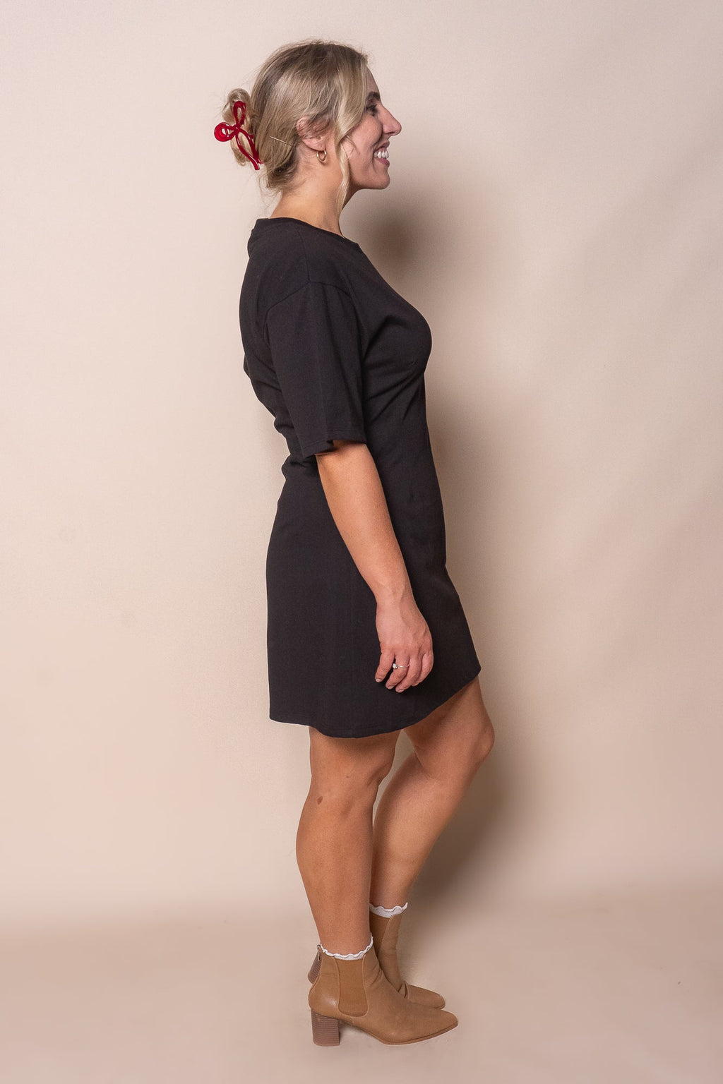 Soho Tee Mini Dress in Black - Silent Theory