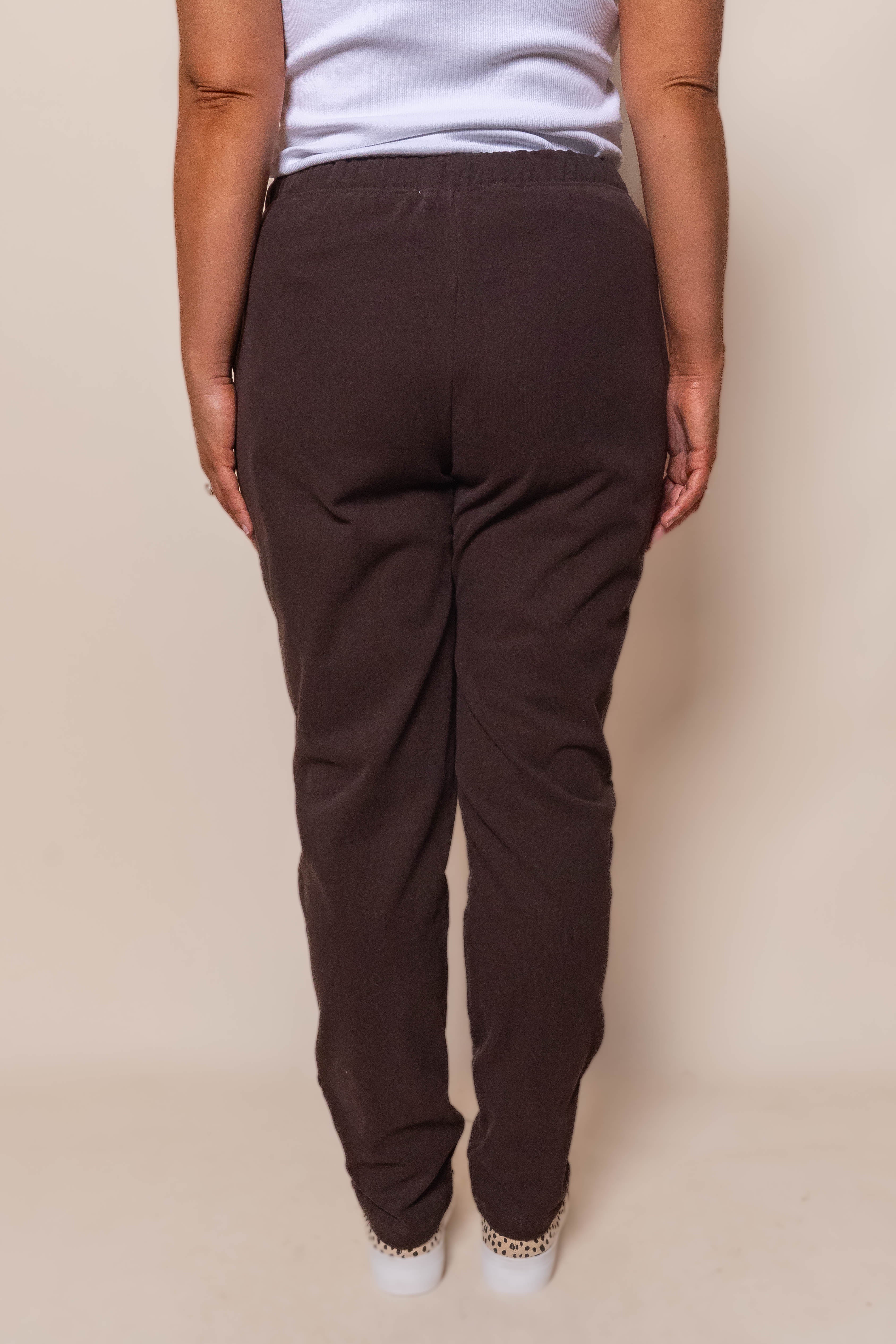 Monday Pants in Coffee - Foxwood