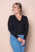 Leilani Knit Cardigan in Black