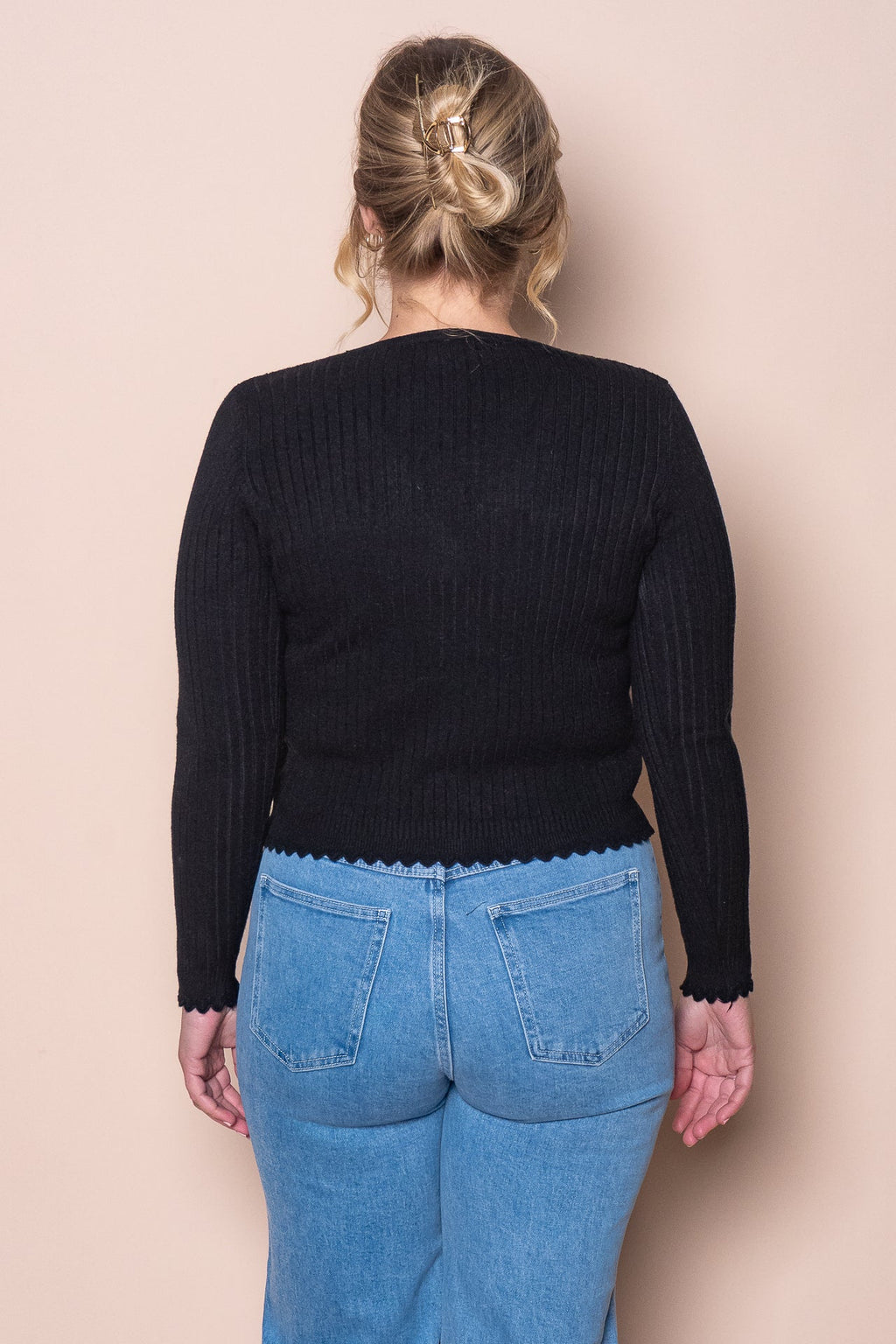 Leilani Knit Cardigan in Black