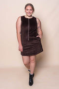 Parker Cord Dress in Brown - All About Eve