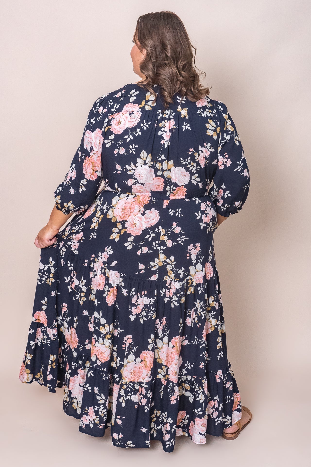 Cristiana Maxi Dress in Navy