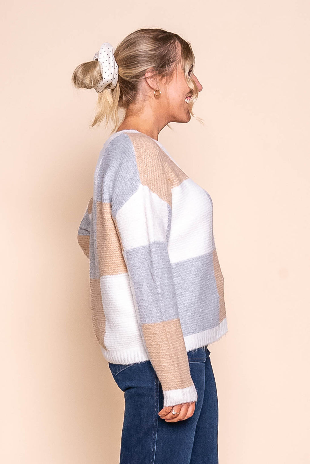 Vance Knit Jumper in White
