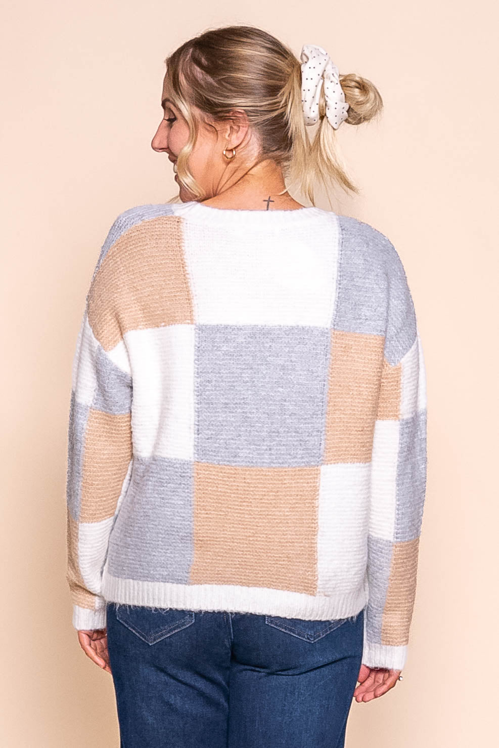 Vance Knit Jumper in White