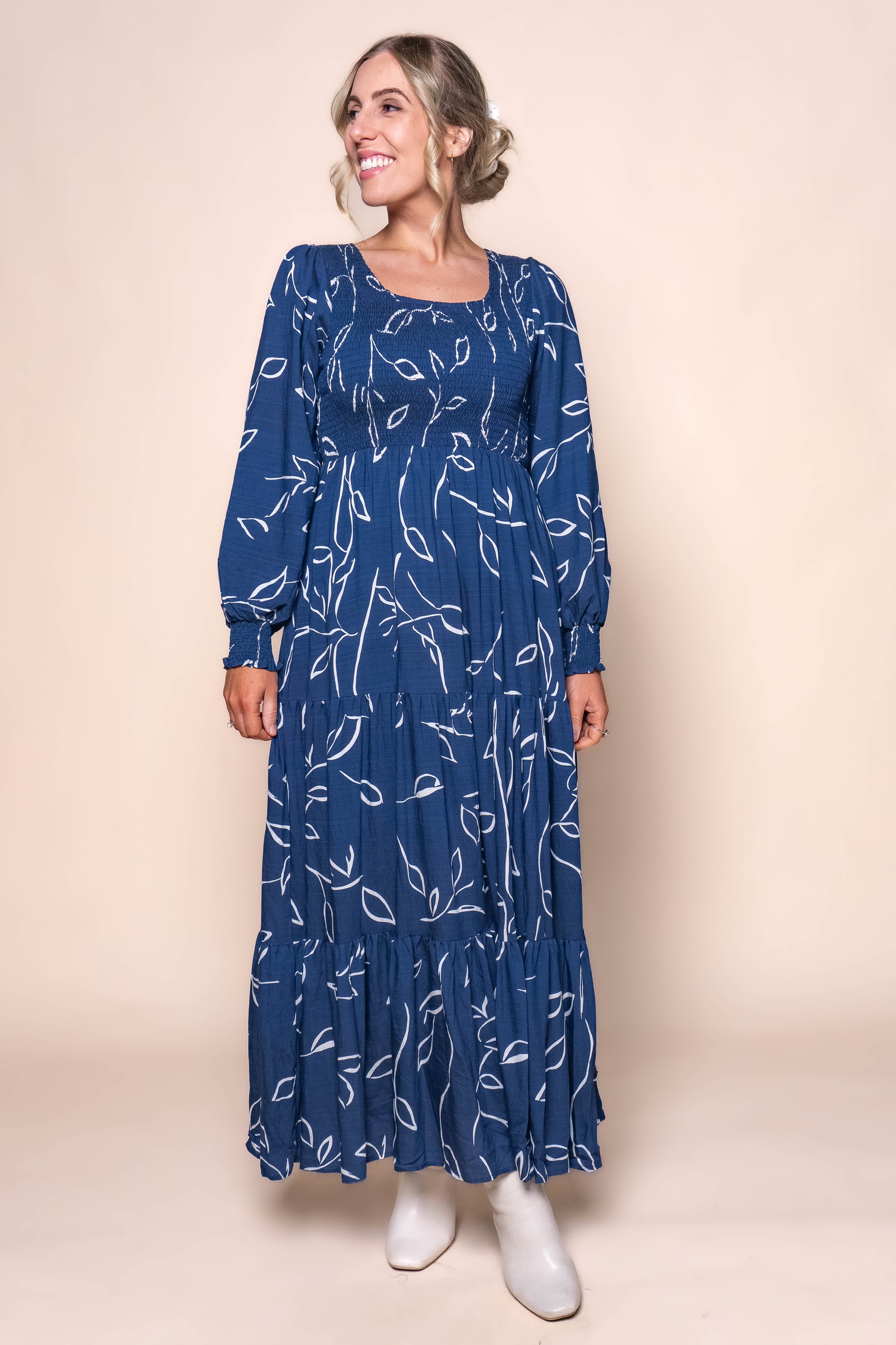Germaine Maxi Dress in Royal Blue