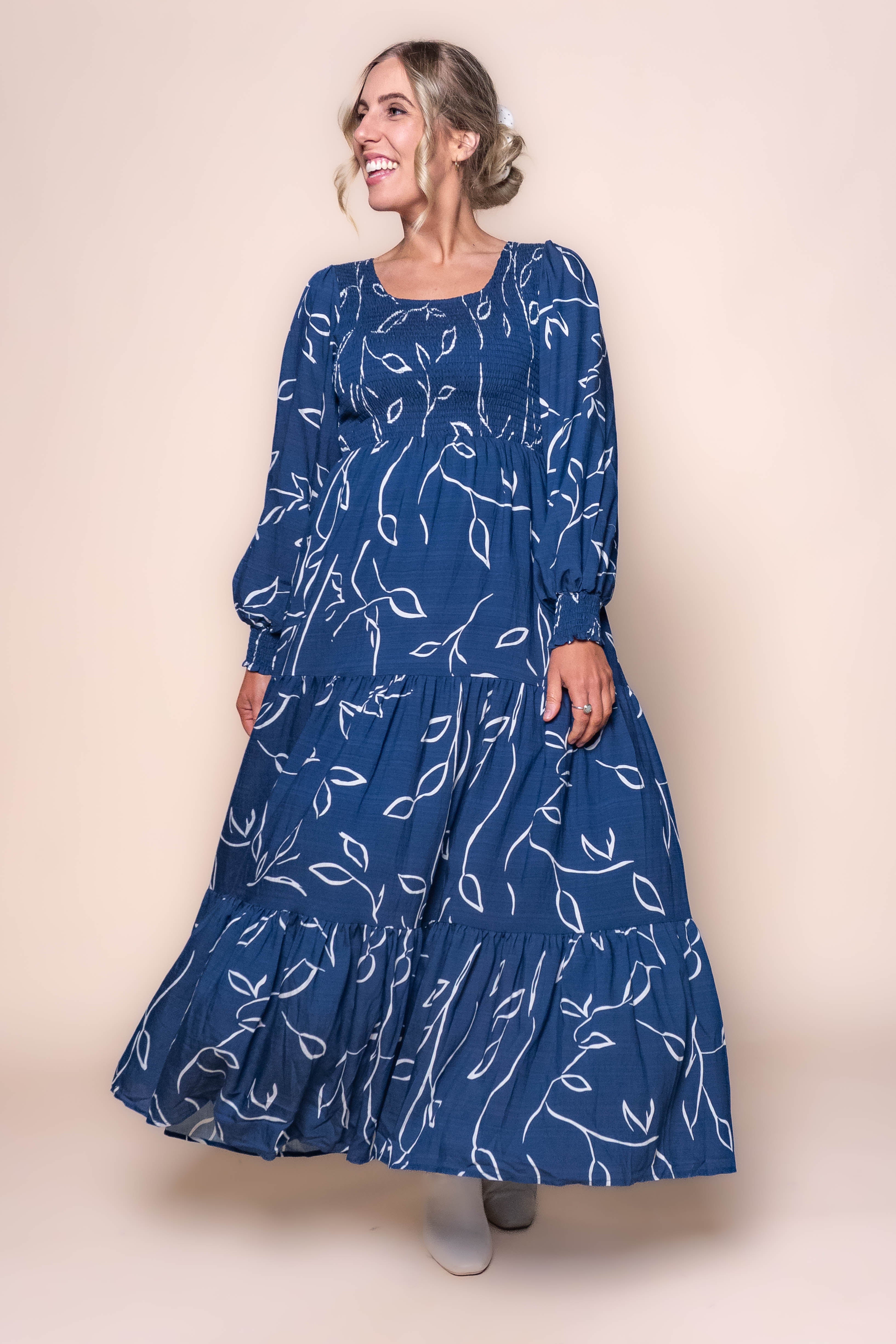 Germaine Maxi Dress in Royal Blue