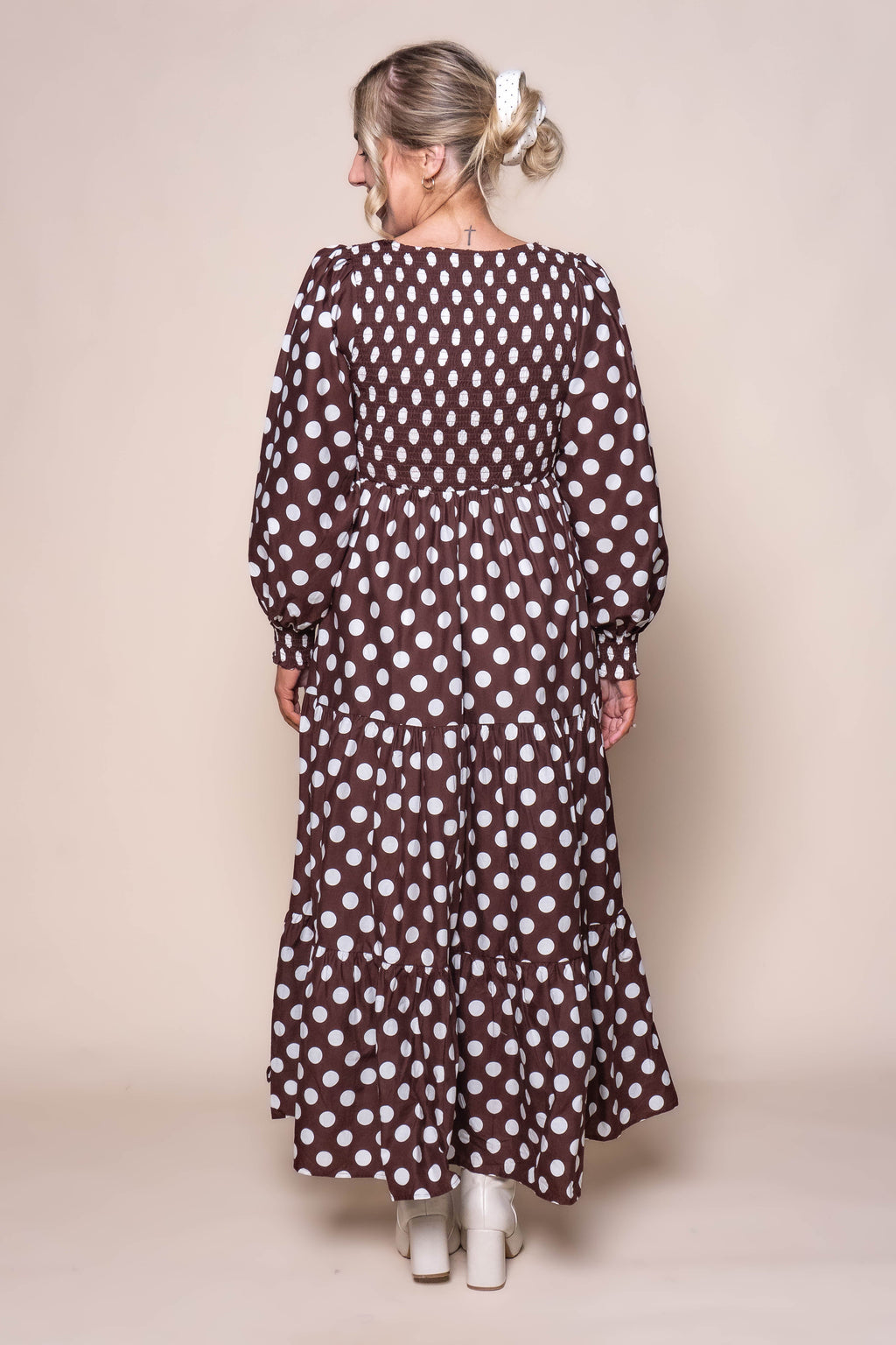 Francene Maxi Dress in Chocolate