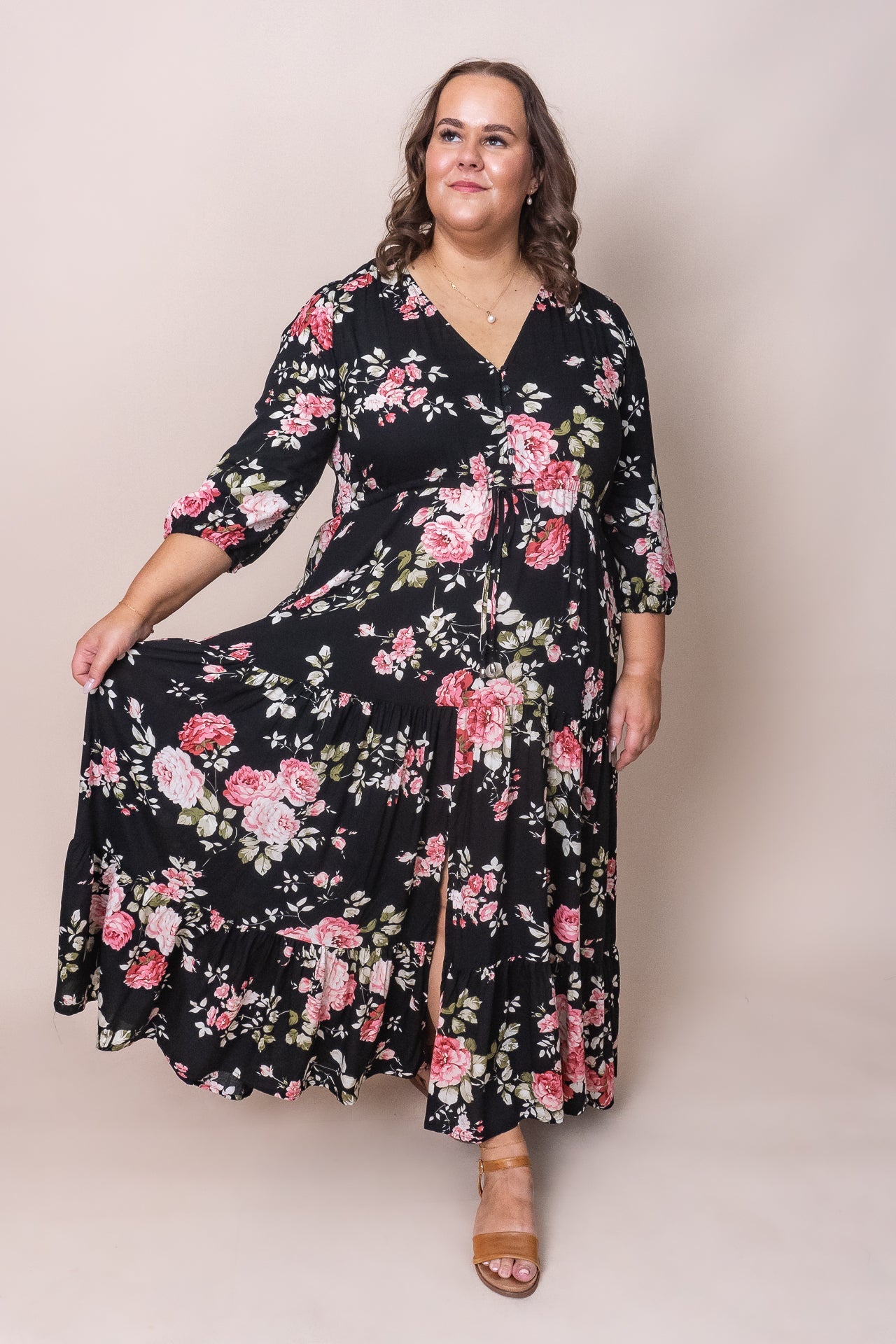 Sofia Maxi Dress in Black