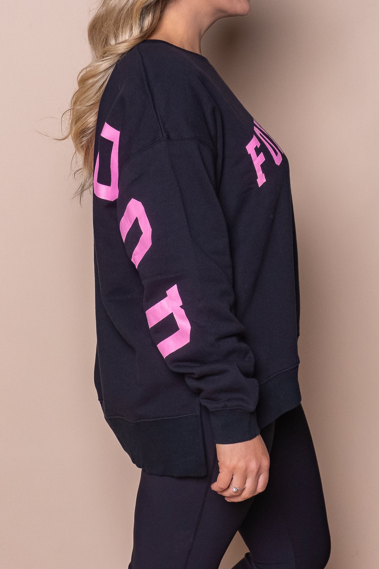Interval Crew in Black/Neon Pink - Foxwood