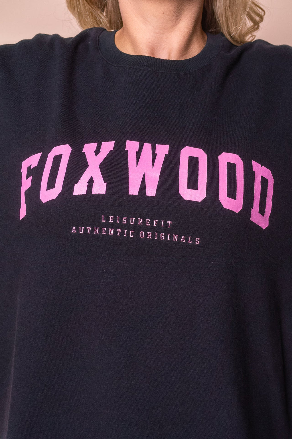 Interval Crew in Black/Neon Pink - Foxwood