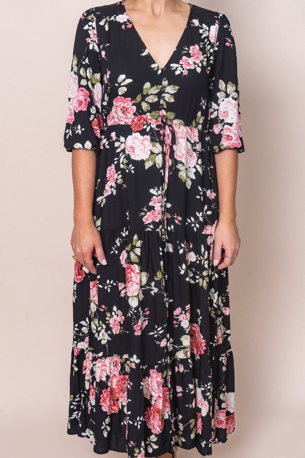 Sofia Maxi Dress in Black