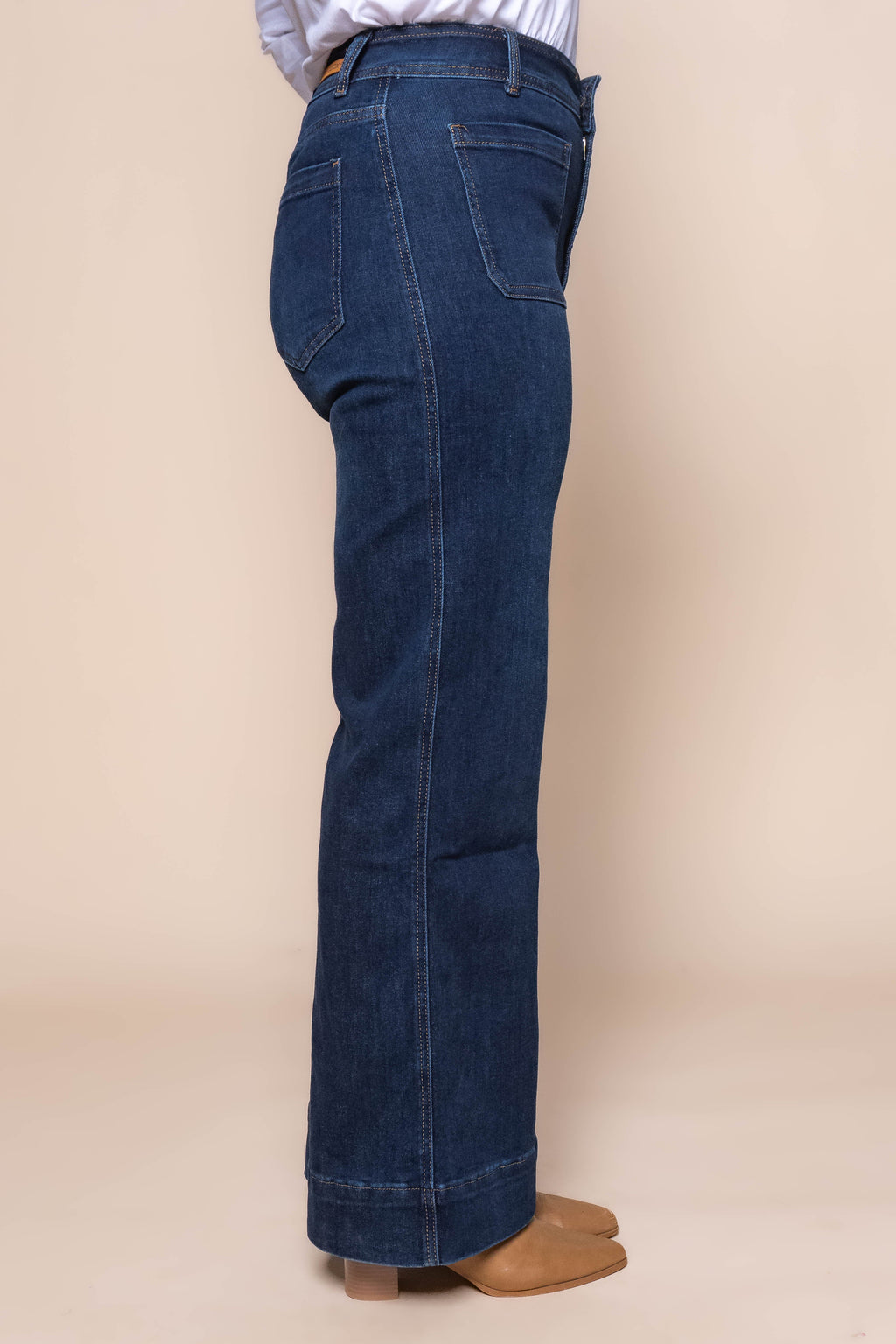 Melba Wide Leg Jeans in Indigo