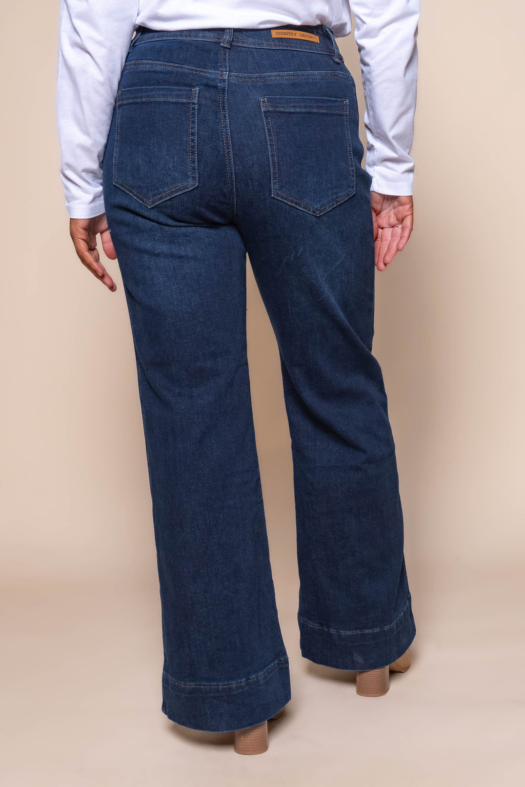 Melba Wide Leg Jeans in Indigo