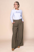 Maisie Pants in Khaki