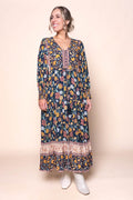 Adelina Maxi Dress in Deep Navy