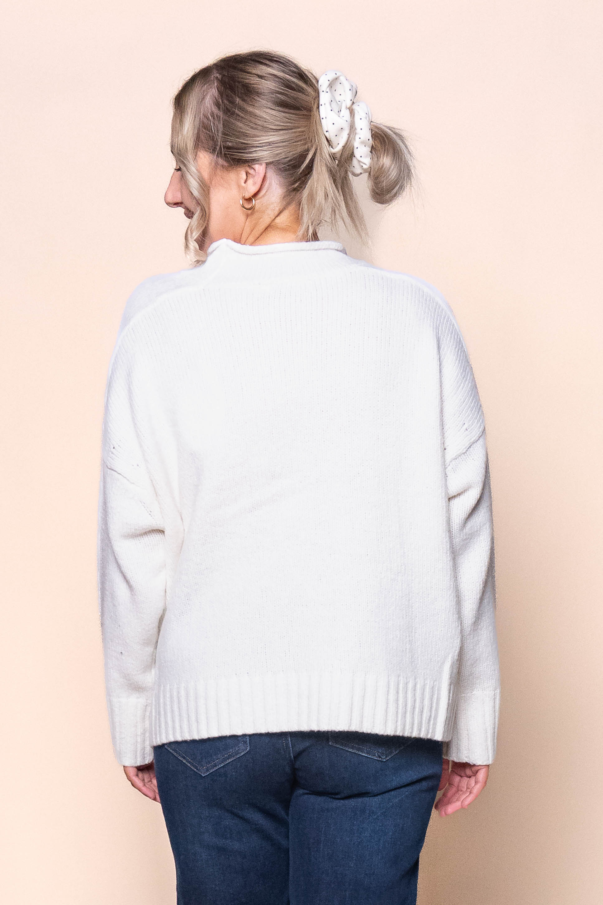 Kerry Knit Jumper in Ivory