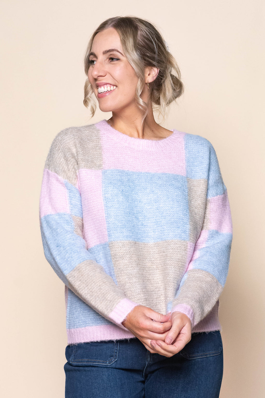 Vance Knit Jumper in Pink