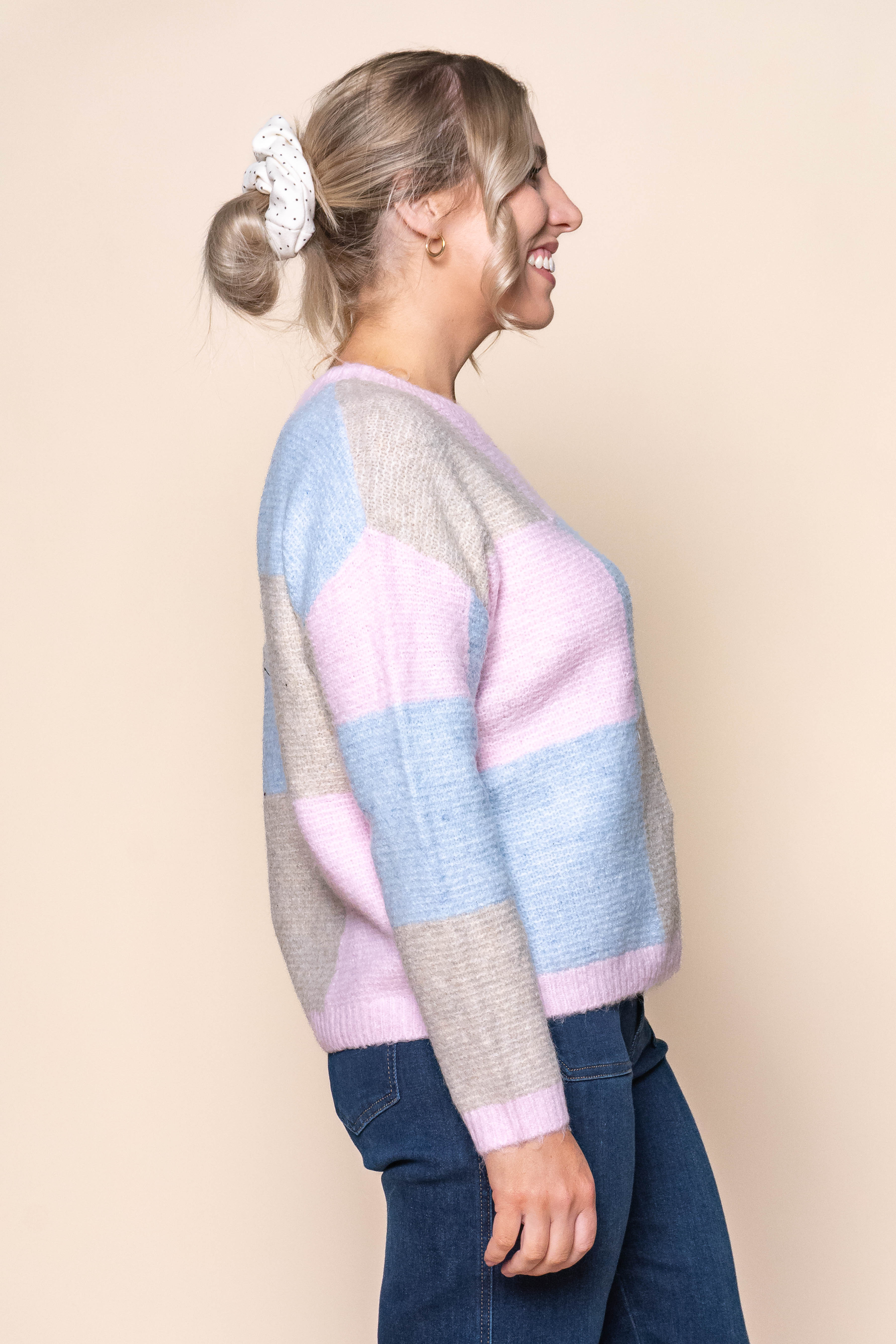 Vance Knit Jumper in Pink