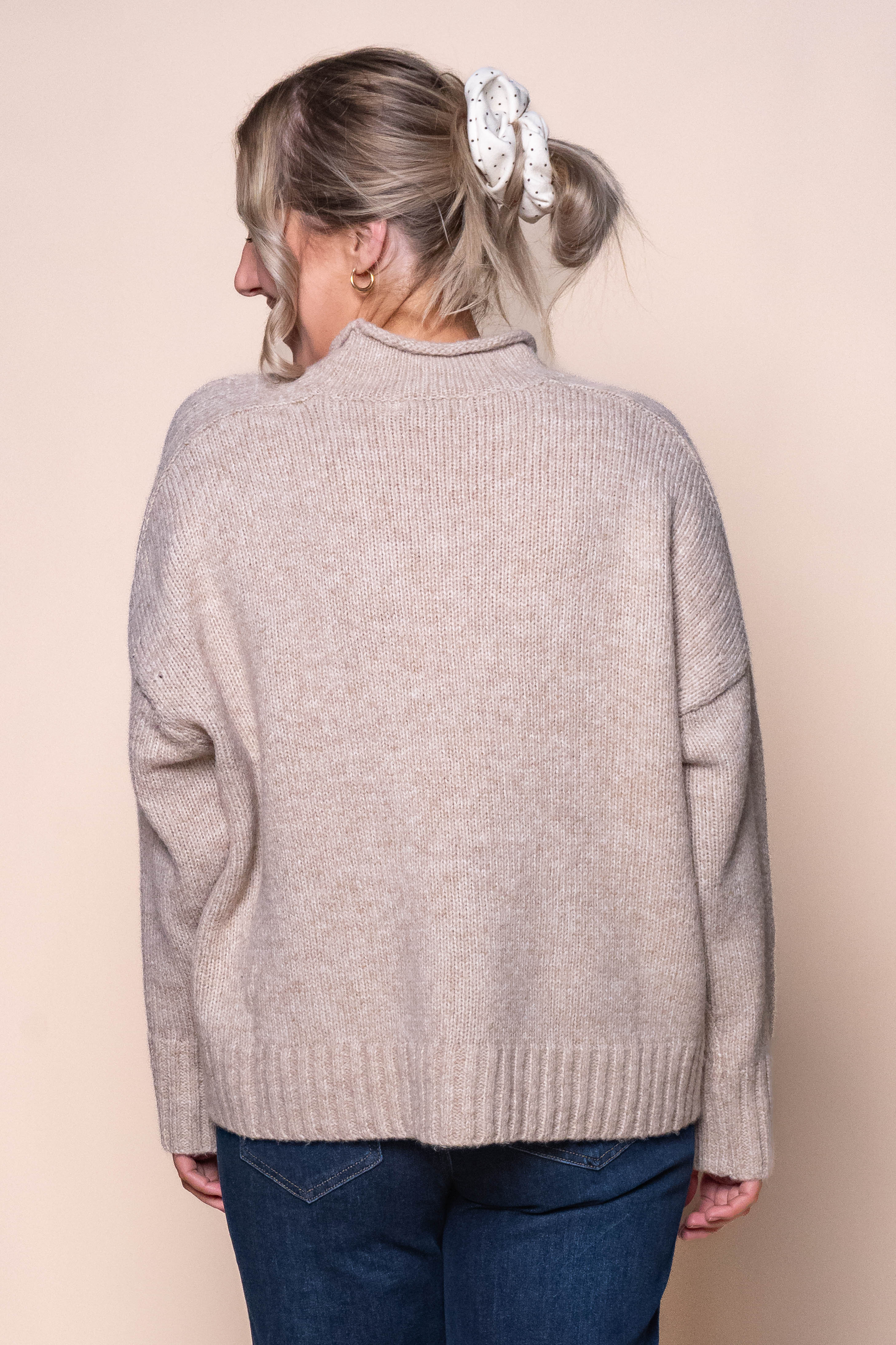 Kerry Knit Jumper in Oatmeal