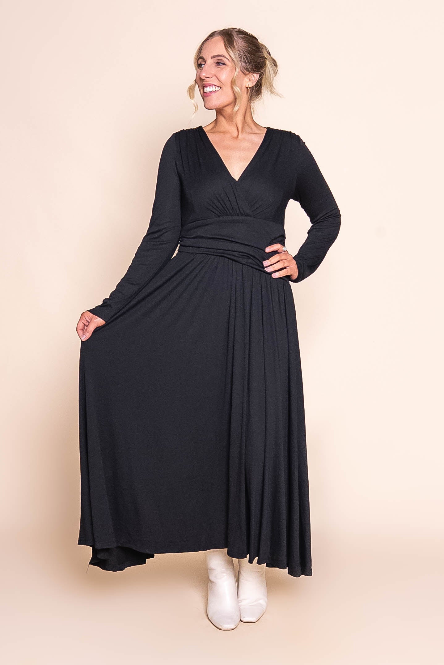 Gaby Maxi Dress in Black