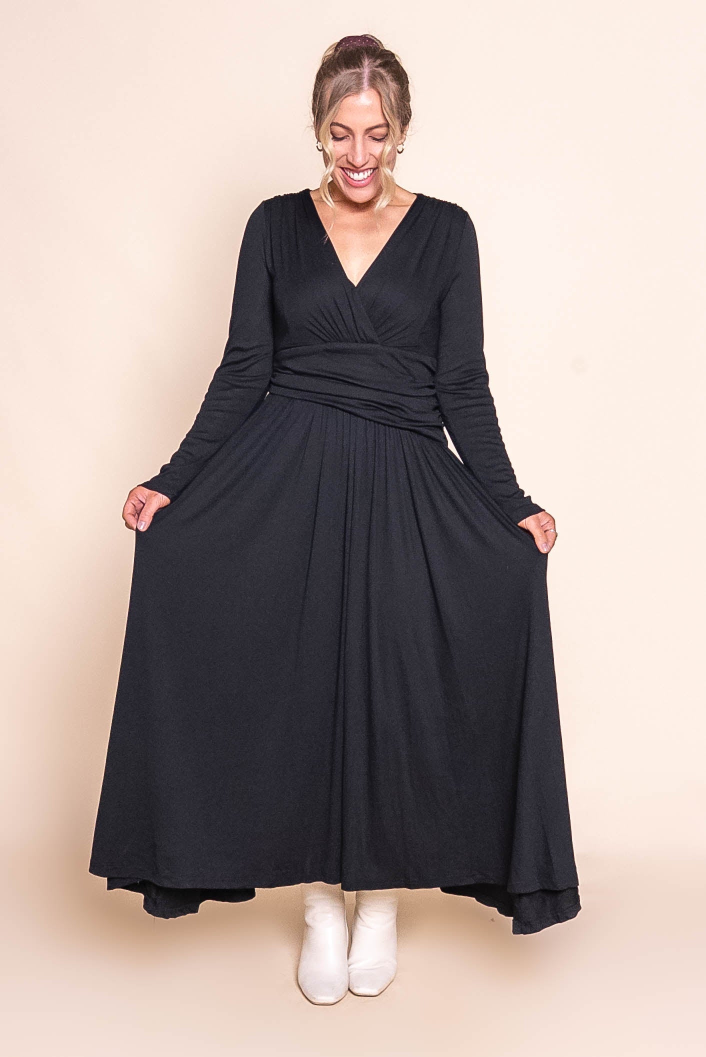 Gaby Maxi Dress in Black