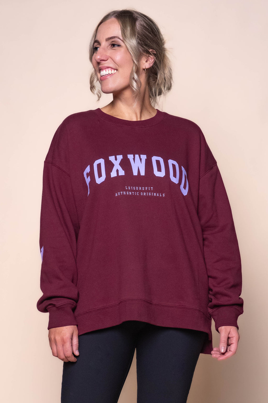 Interval Crew in Port/Lilac - Foxwood