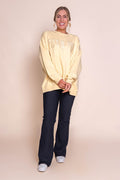 Essentials Crew in Lemon - Foxwood