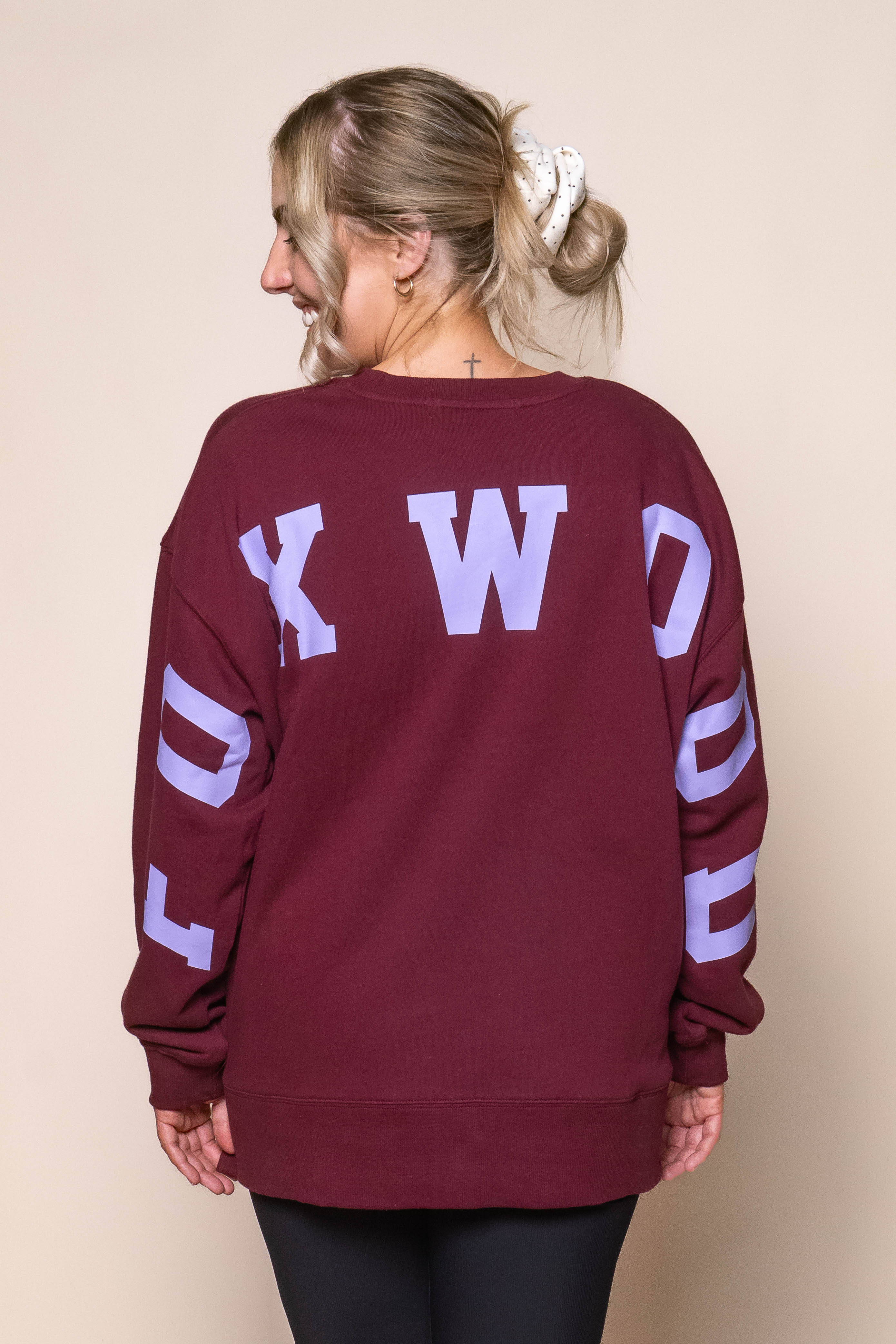 Interval Crew in Port/Lilac - Foxwood