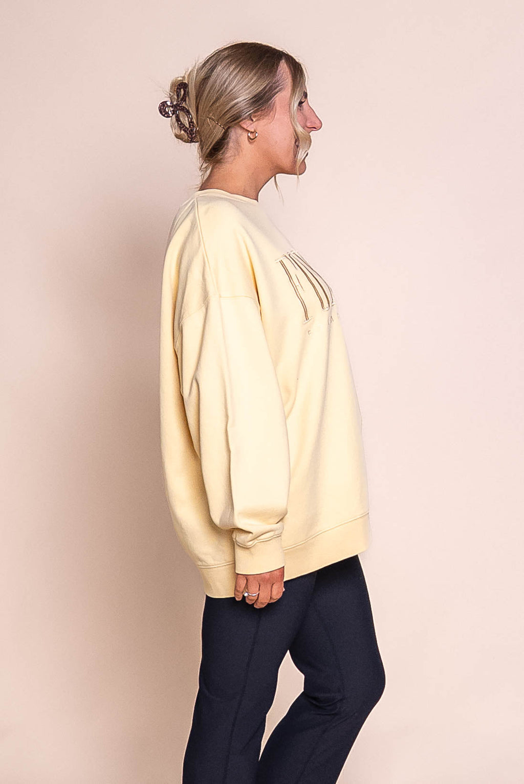 Essentials Crew in Lemon - Foxwood