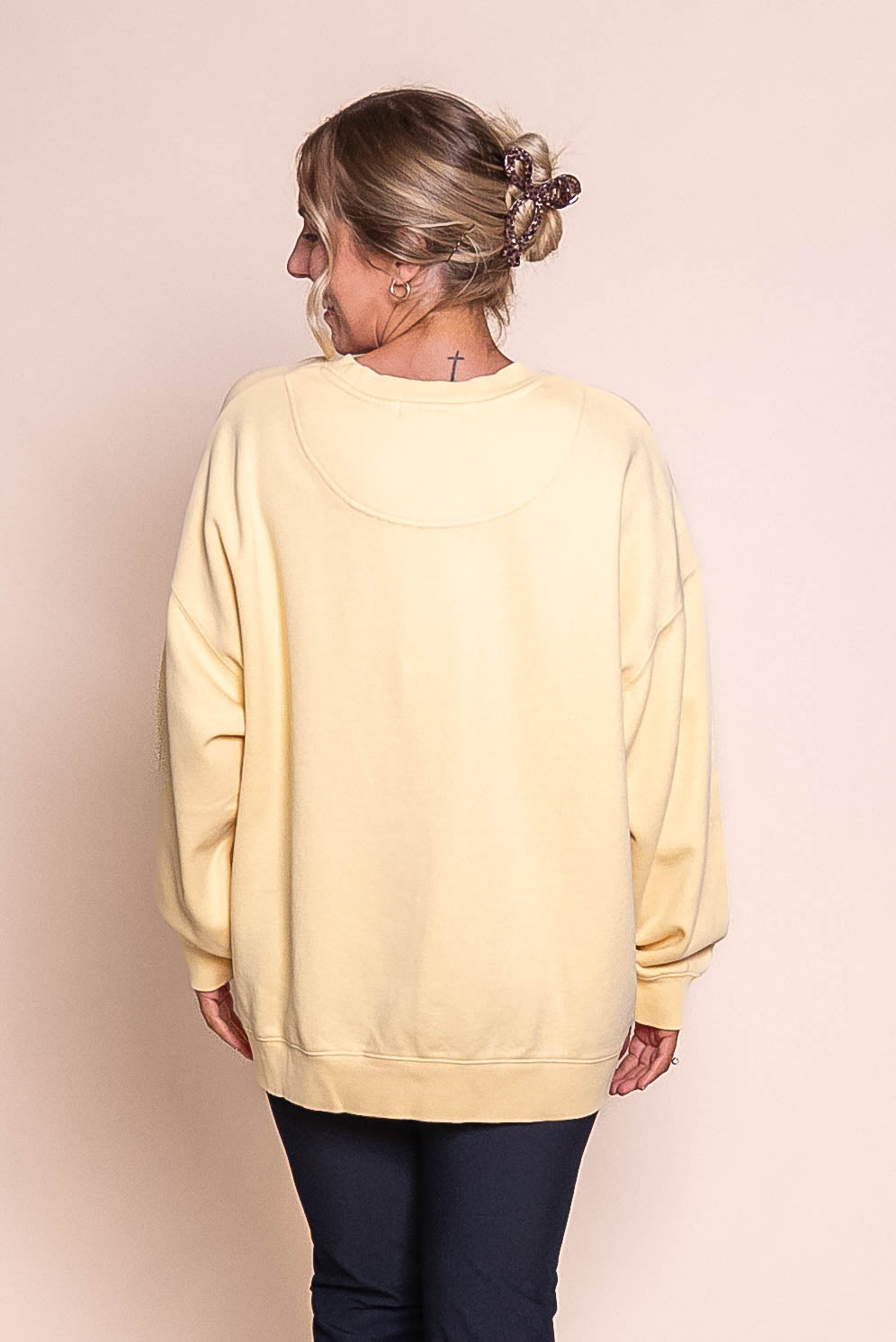 Essentials Crew in Lemon - Foxwood