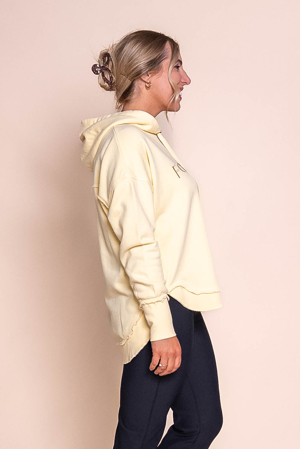 Simplified Hoodie in Lemon - Foxwood