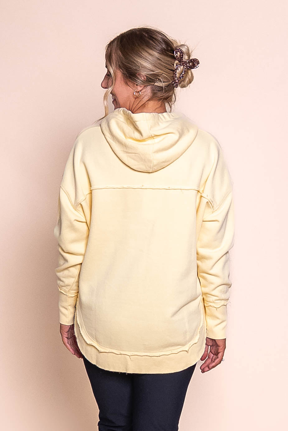 Simplified Hoodie in Lemon - Foxwood
