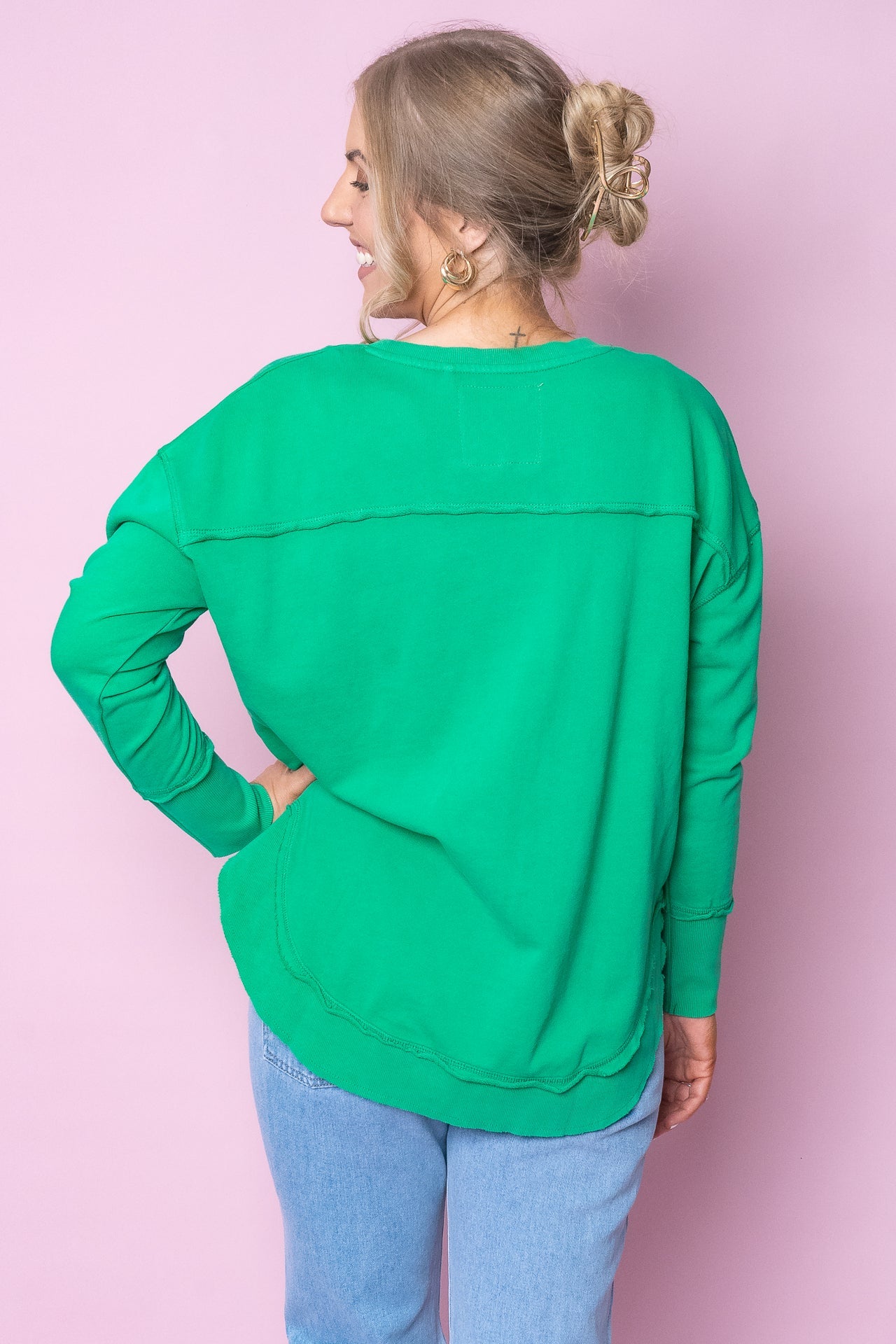 Simplified Crew in Bright Green - Foxwood