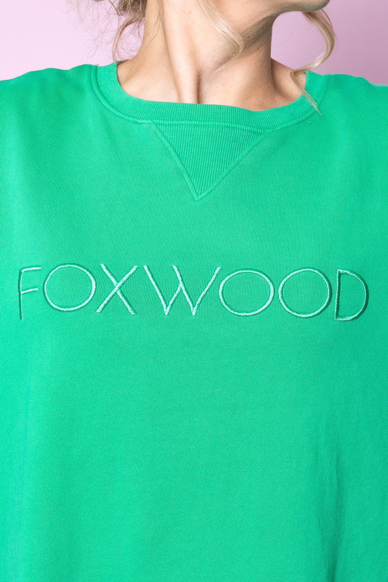 Simplified Crew in Bright Green - Foxwood