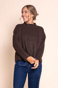 Vanessa Knit Jumper in Chocolate