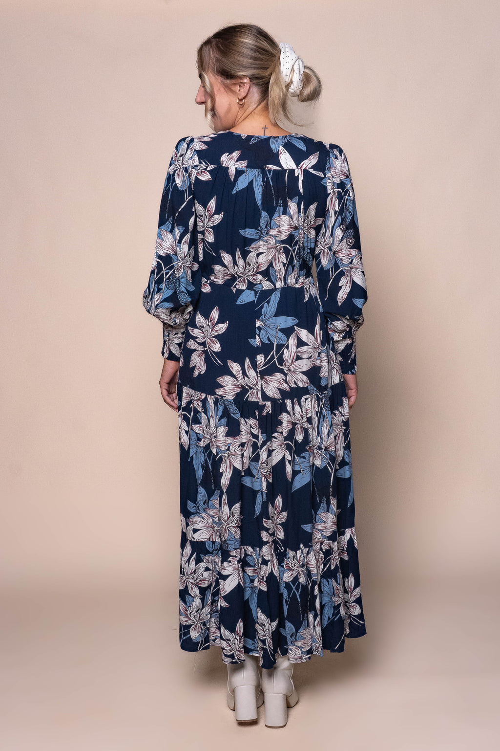 Charlotte Maxi Dress in Navy