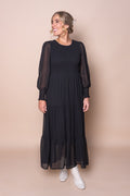 Winena Maxi Dress in Black