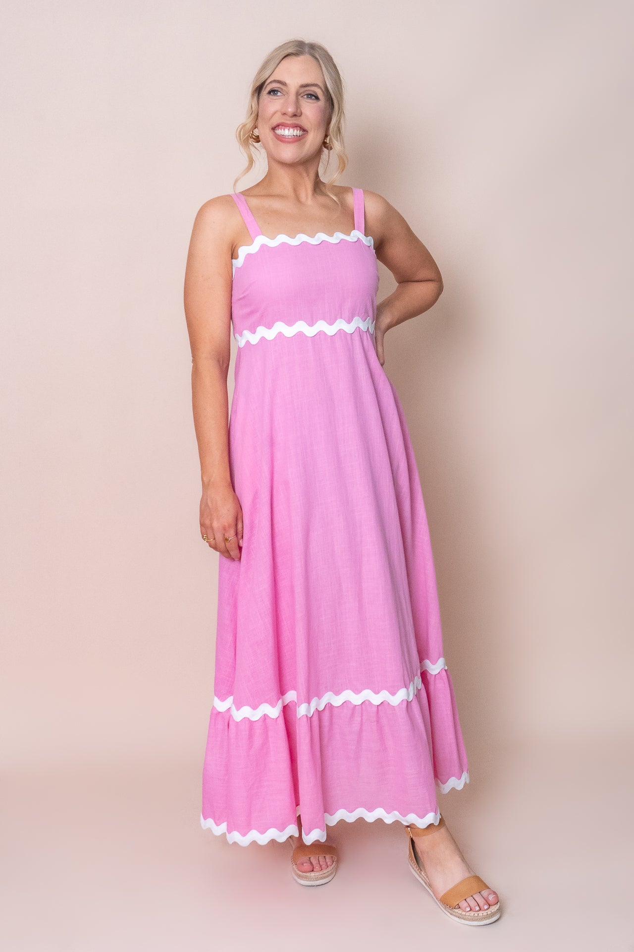 Mira Maxi Dress in Pink