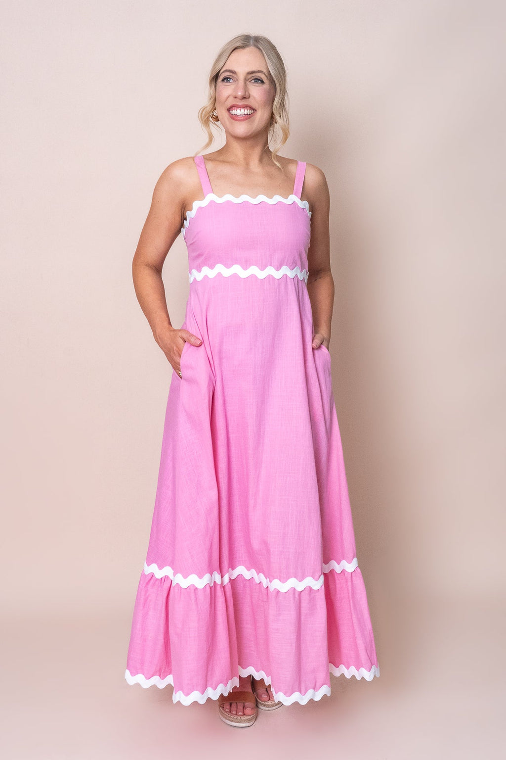 Mira Maxi Dress in Pink