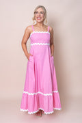 Mira Maxi Dress in Pink