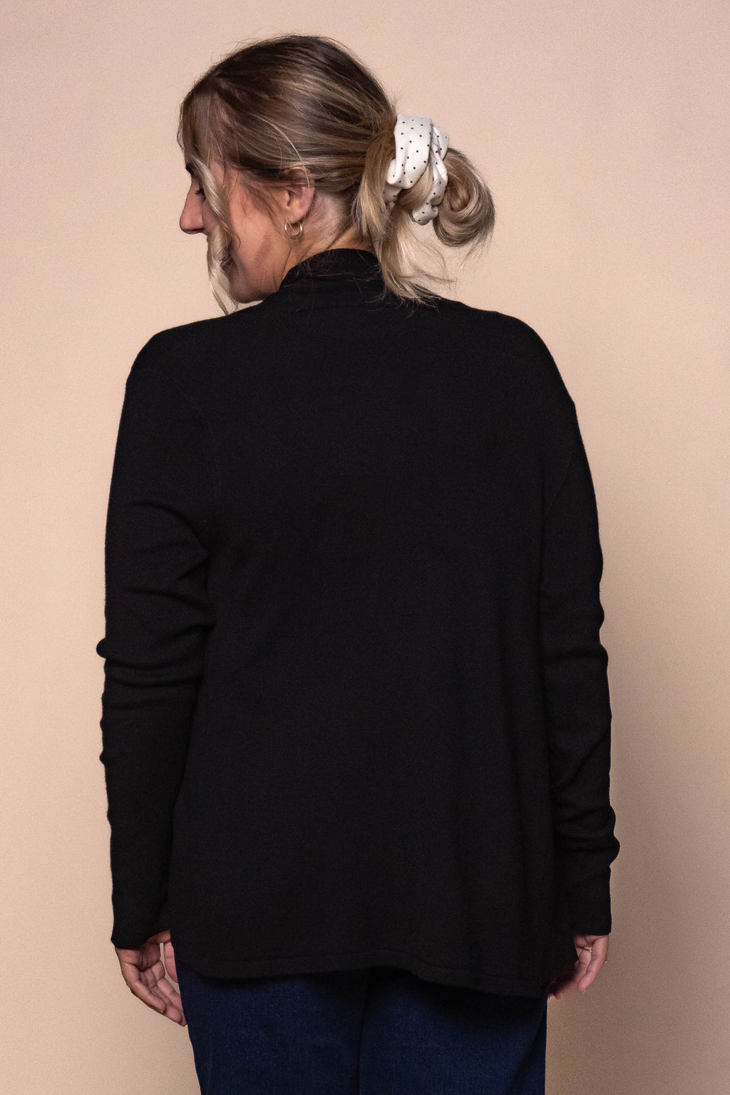 Nicolette Shawl Cardigan in Black