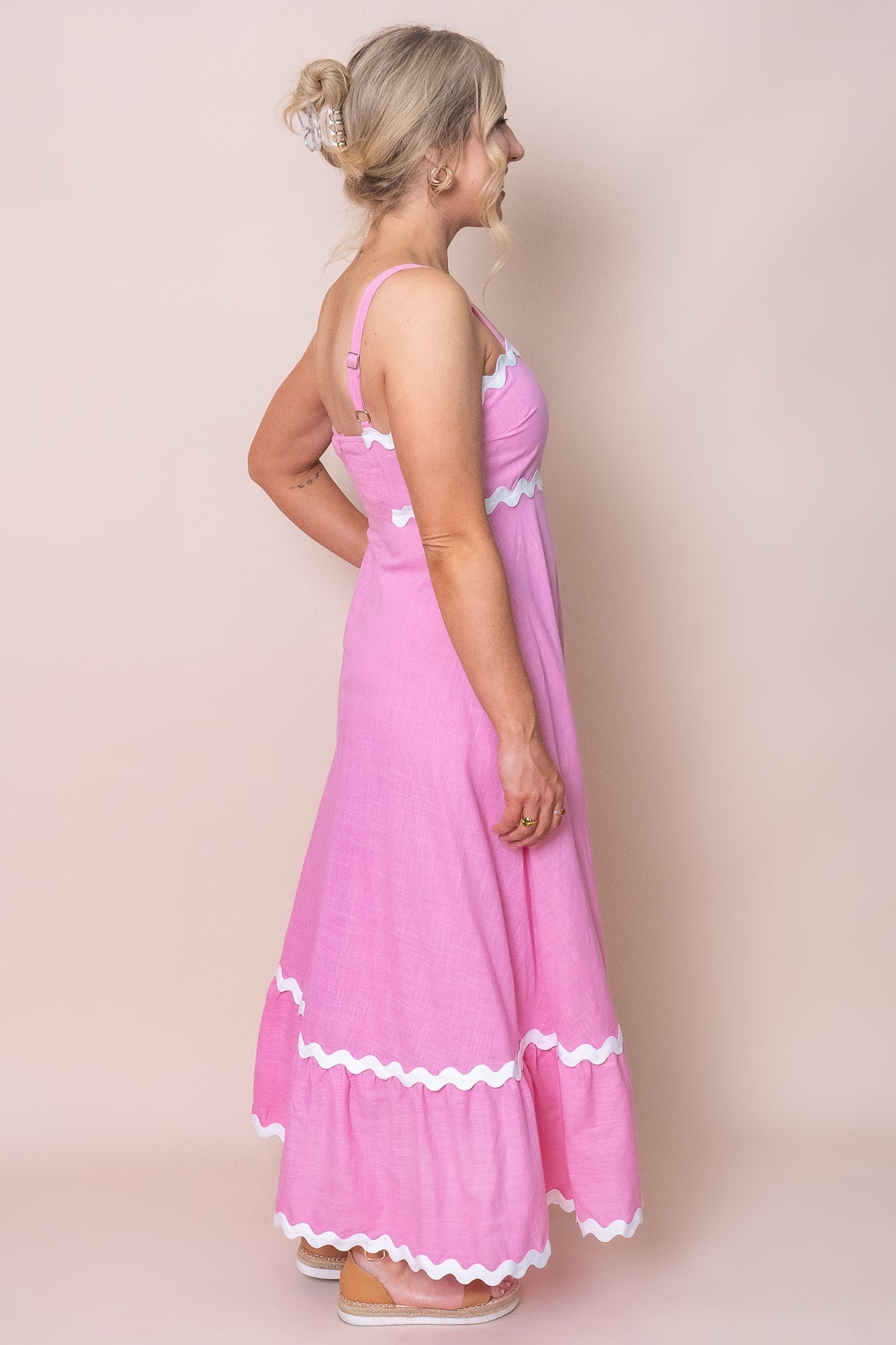 Mira Maxi Dress in Pink