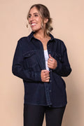 Alise Denim Shirt in Indigo