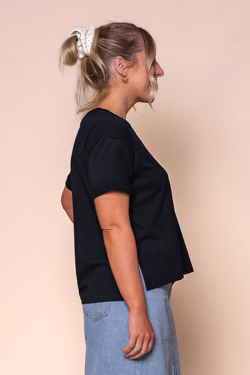 AAE Washed Tee in Black - All About Eve